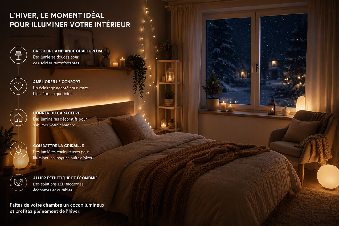Pourquoi la décoration lumineuse est essentielle en hiver ?
